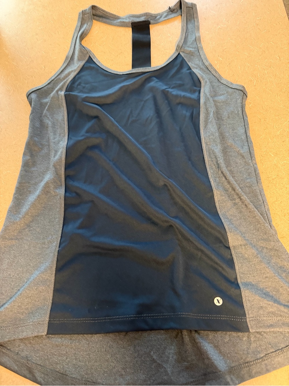 Xersion Black & Grey Racerback Performance Tank